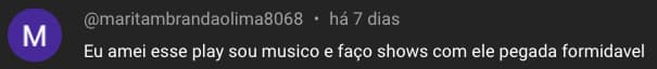 Feedback do YouTube 12